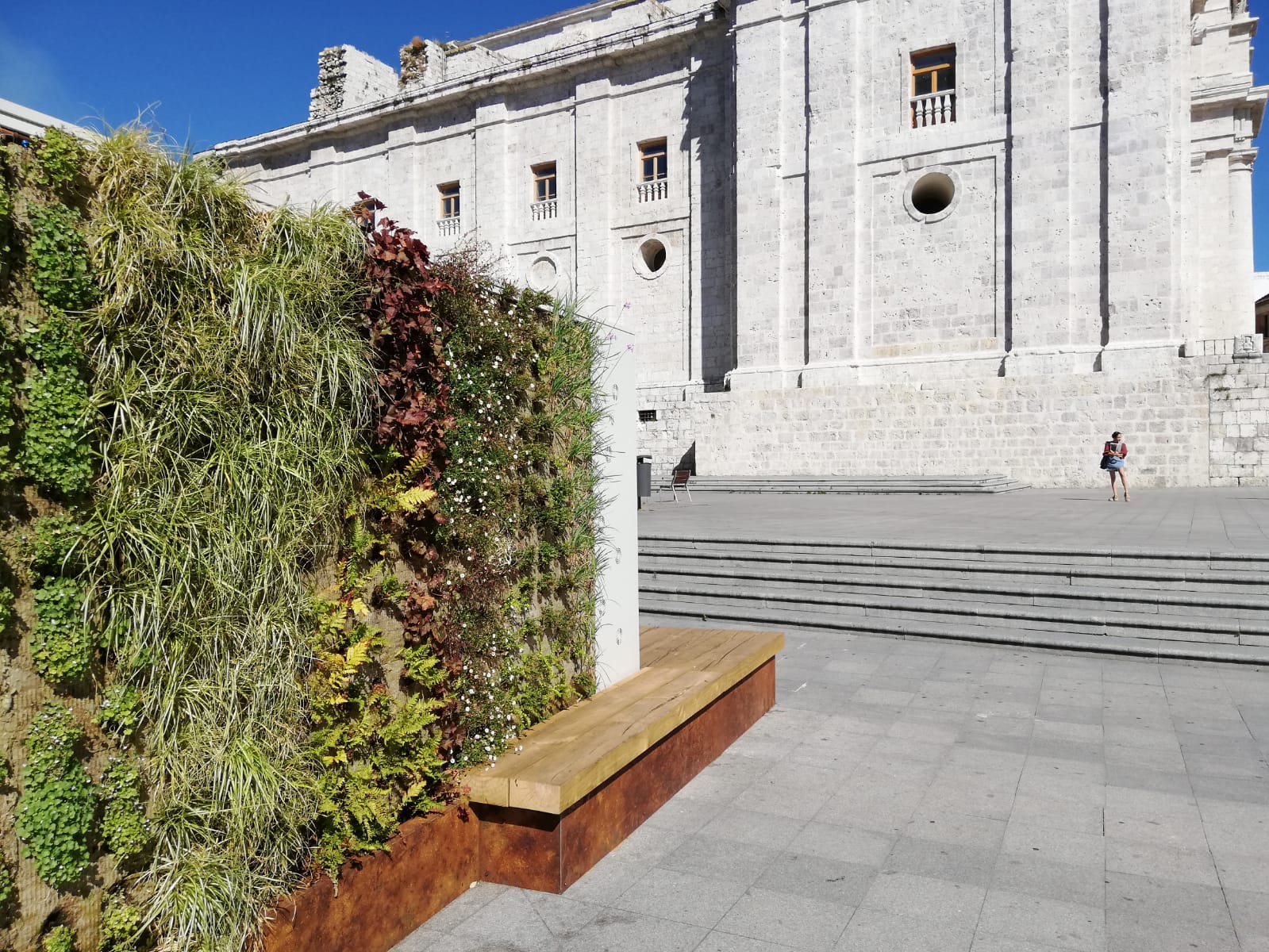 Cuadro con banco Portugalete Catedral